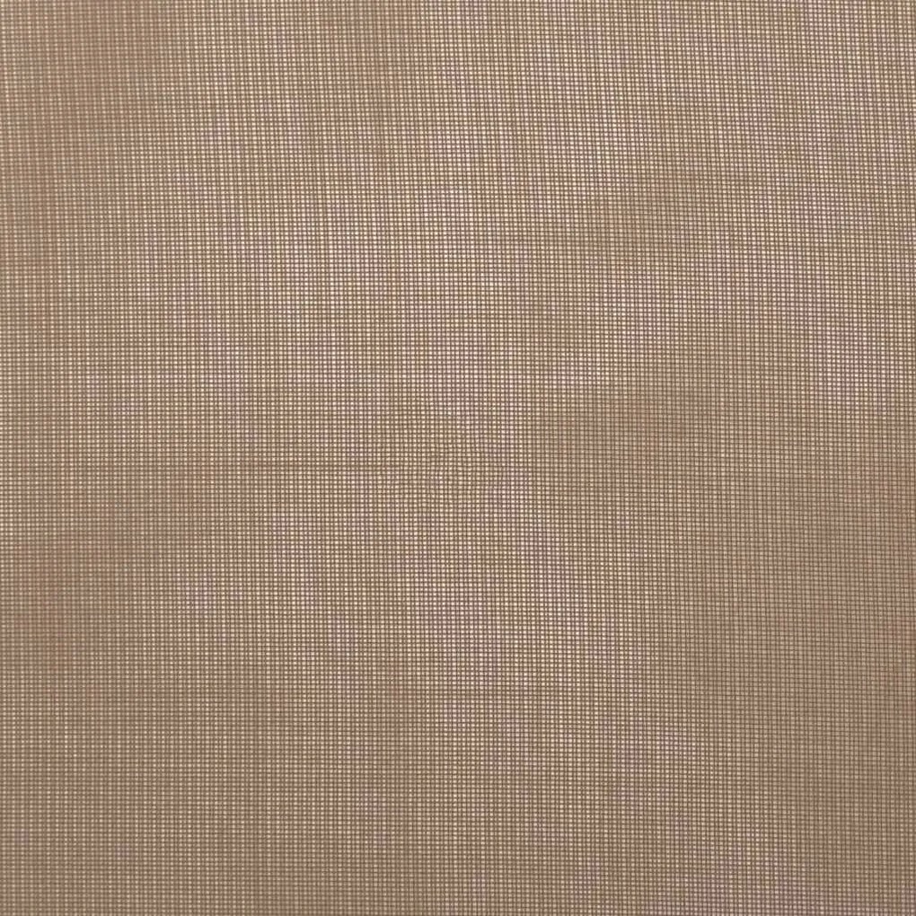 Cortinas de voile com ilhós 2 pcs castanho-claro