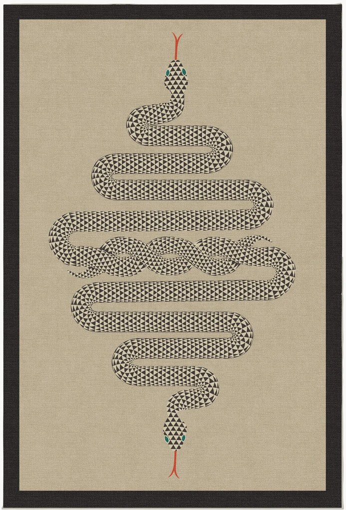 Tapete lavável de pelo curto Venom por Jonathan Adler