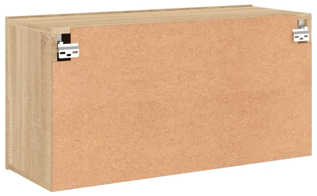 Móvel de parede para TV 80x30x41 cm carvalho sonoma