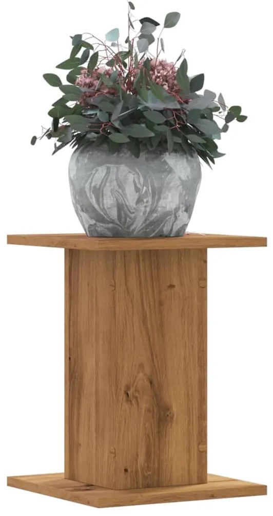 vidaXL Suportes p/ plantas 2 pcs 30x30x40 cm derivados de madeira