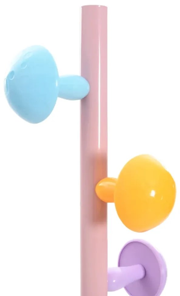 Bengaleiro 172 cm ferro revestido a pó rosa