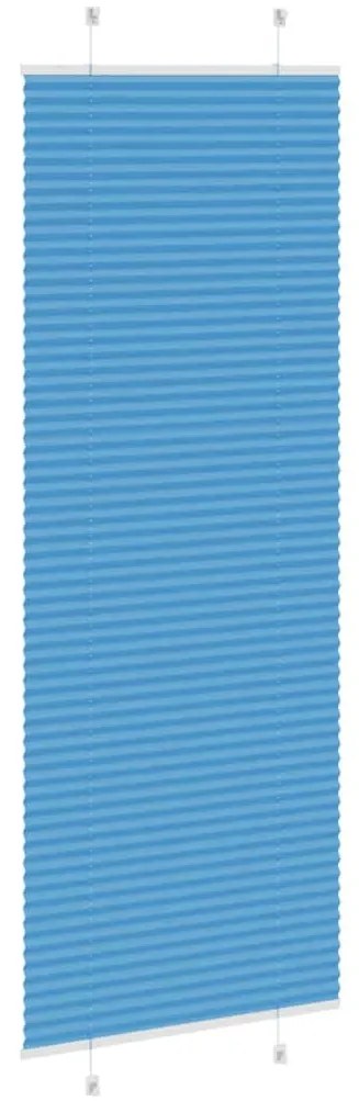 Azul Plissada Cega 70x200 cm Largura Tecido 69,4 cm Poliéster