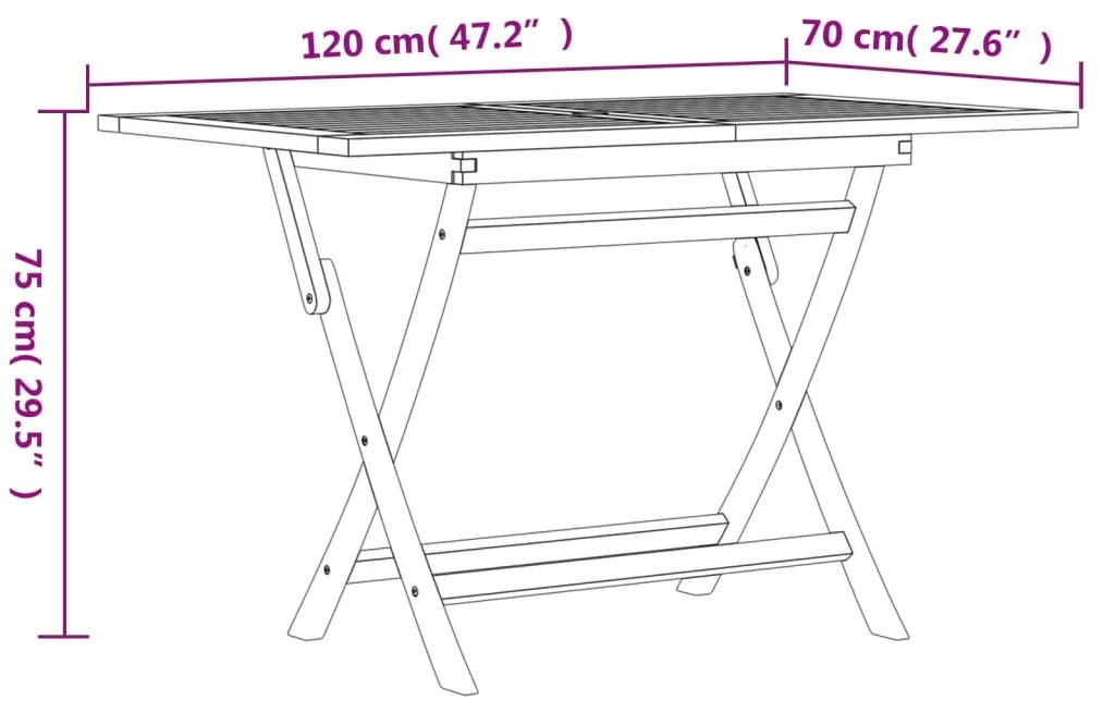 Conjunto de jantar para jardim 7 pcs madeira de teca maciça