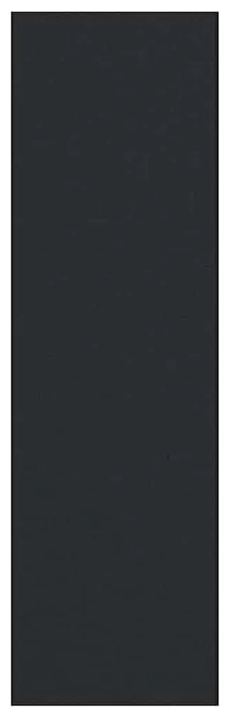 Tapete de Entrada Lavável Preto 120x400 cm