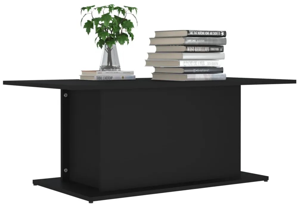 Mesa de centro 102x55,5x40 cm derivados de madeira preto