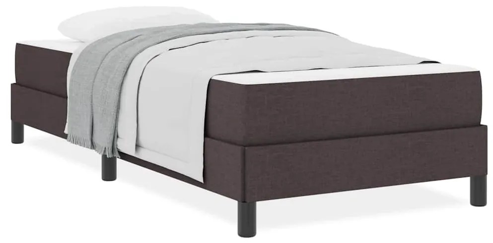 Cama Box Outros Castanho escuro 90 x 190 cm tecido