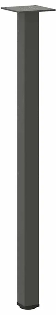 Pés de mesa de console 4 peças antracite 72-74 cm aço