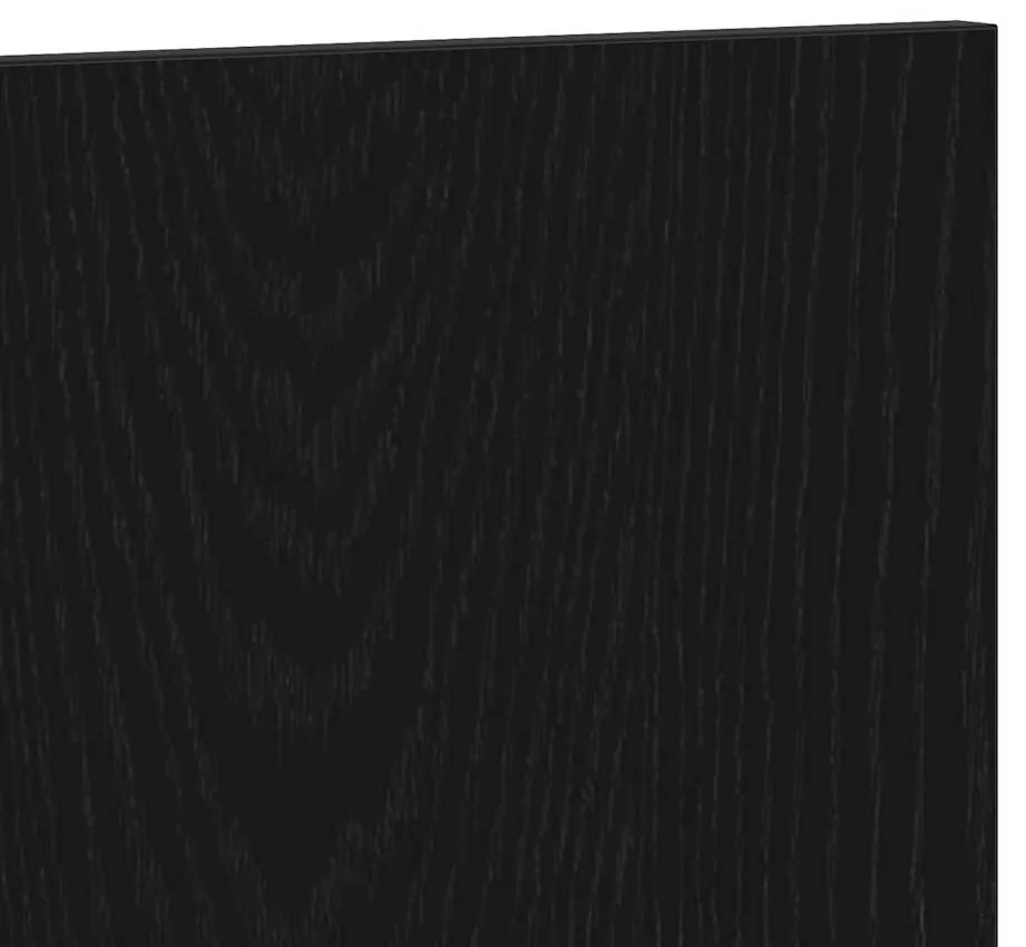 Cabeceira de Cama vidaXL Preto Carvalho 200x1,5x80 cm Madeira Reforçad