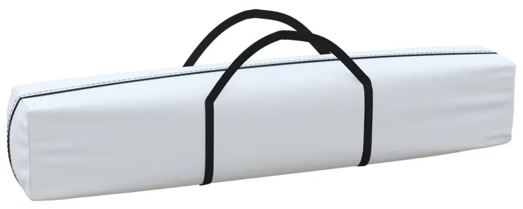Tenda para festas dobrável com paredes laterais 3x6 m branco