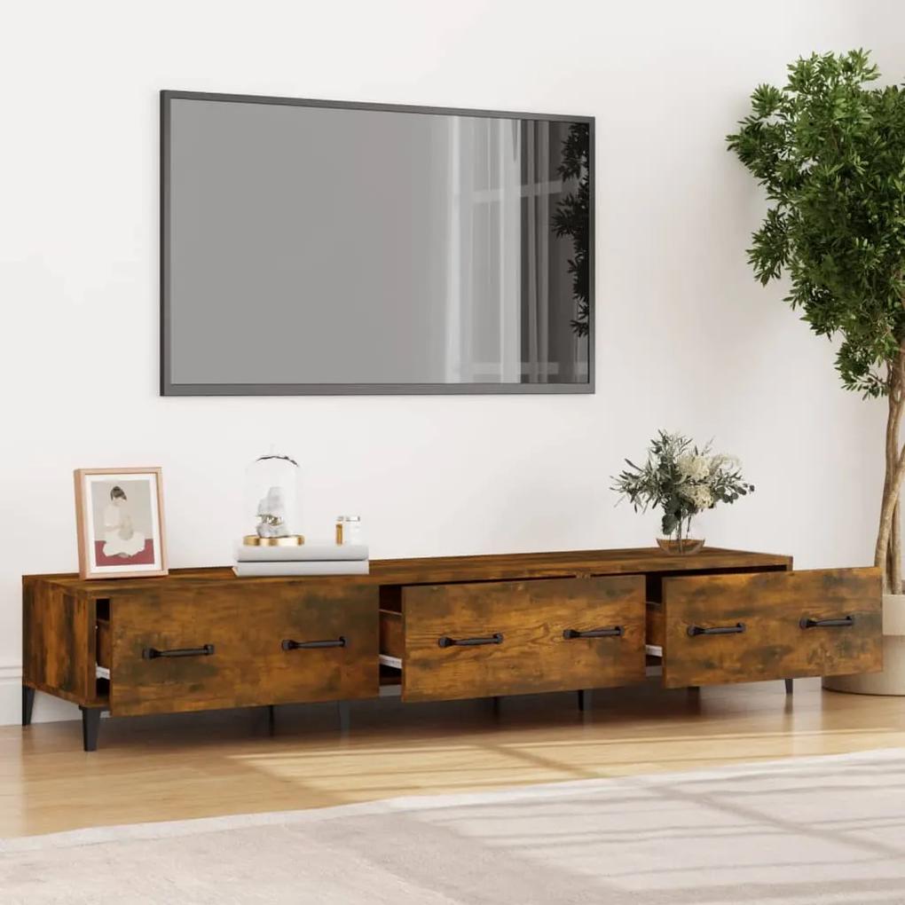 Móvel de TV 150x34,5x30 cm derivados madeira carvalho fumado