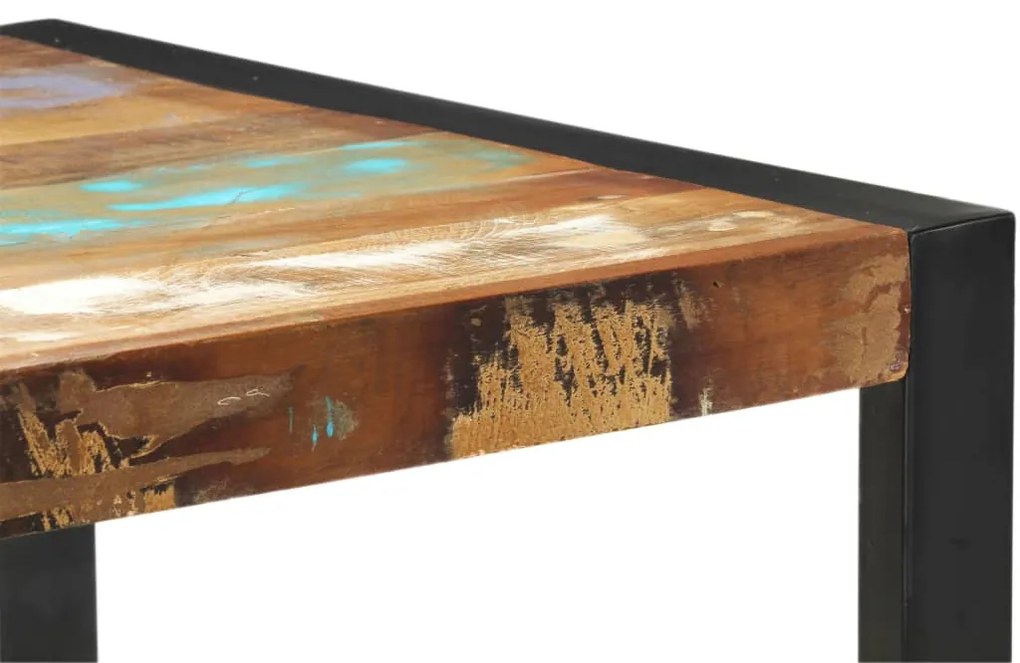 Mesa consola 150x35x76 cm madeira recuperada maciça