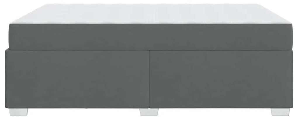 Estrutura da Cama Outros Cinzento escuro 160 x 200 cm tecido