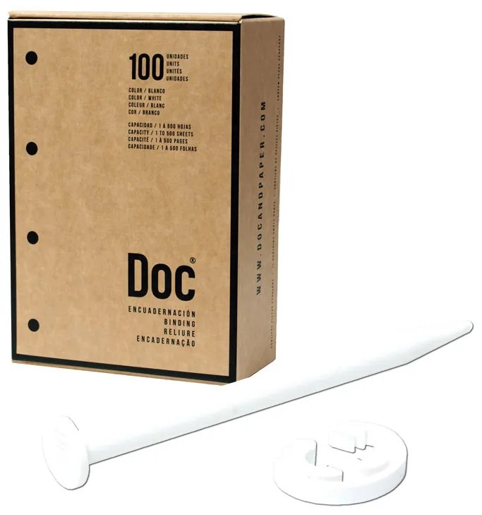 Sistema de Encadernar Branco 100 Un.