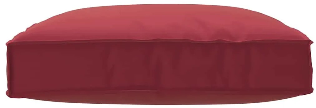 Almofada de Palete Vermelha 80x80x12 cm em Tecido Oxford