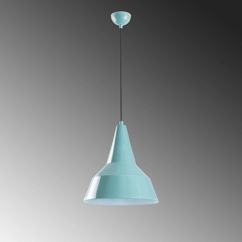 Candeeiro de Teto Saglam – Turquesa – Ø30 h:35 cm