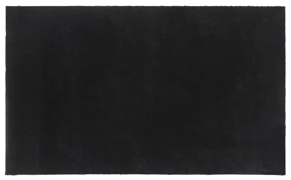 Tapete de porta 90x150 cm fibra de coco tufada preto