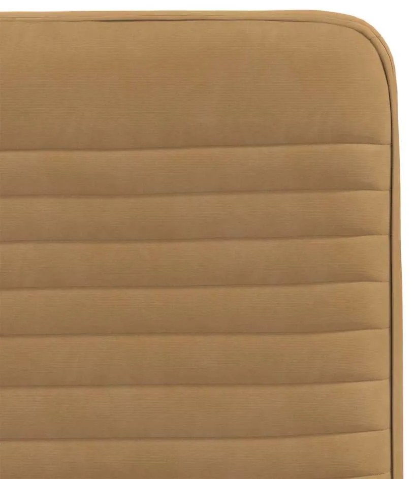 Cadeiras de jantar 2 pcs veludo castanho
