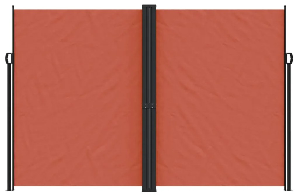 Toldo lateral retrátil 220x1000 cm terracotta