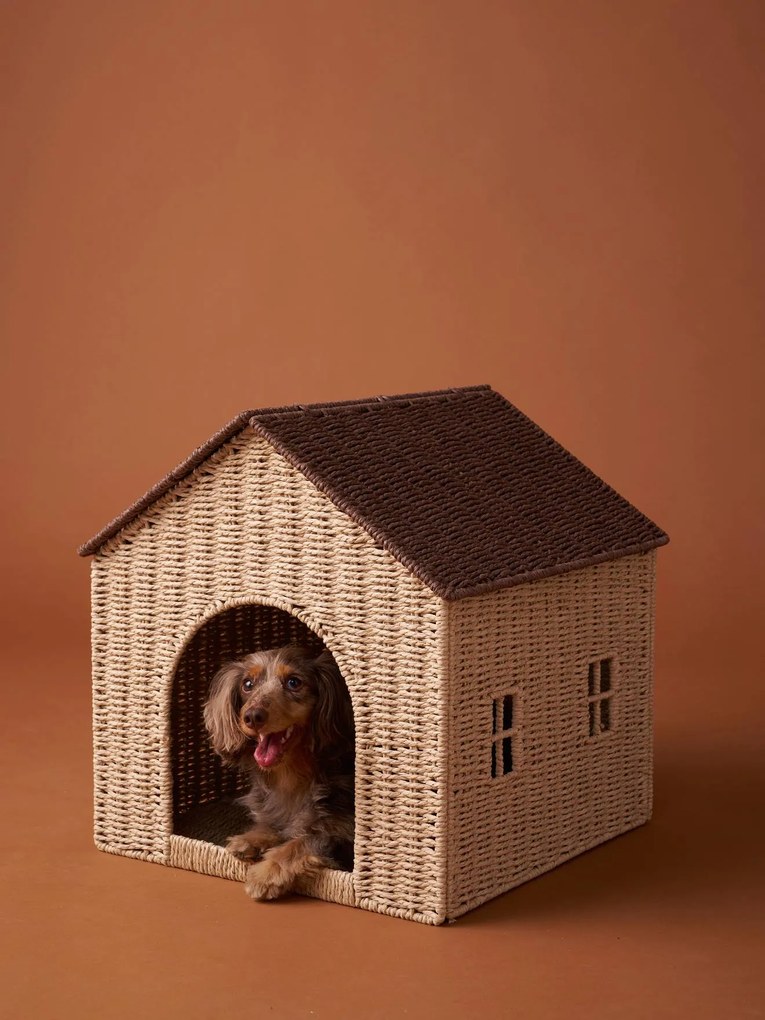 Casota Maisonnette,  para gato e cão bege