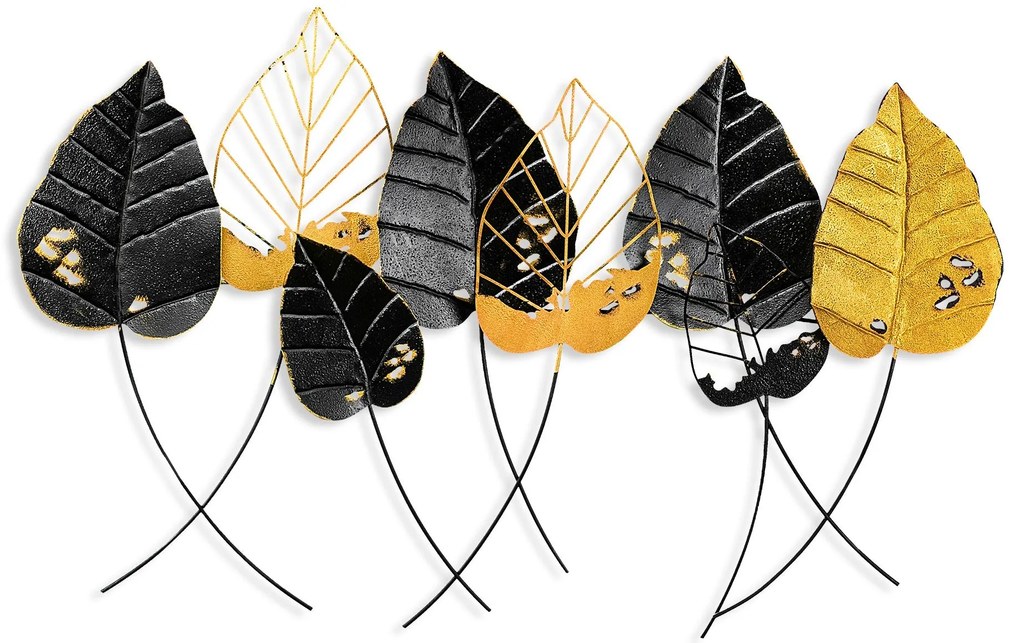 Acessório de Parede Decorativo Casting Leaf – Multicolor – 67 x 112 cm