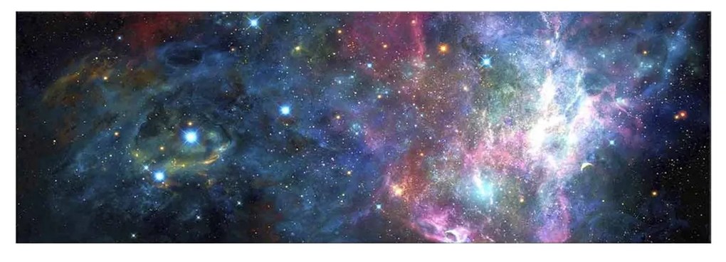 Quadro Decorativo Iluminado LED 3090NASA-005 – Multicolor – 30 x 90 cm