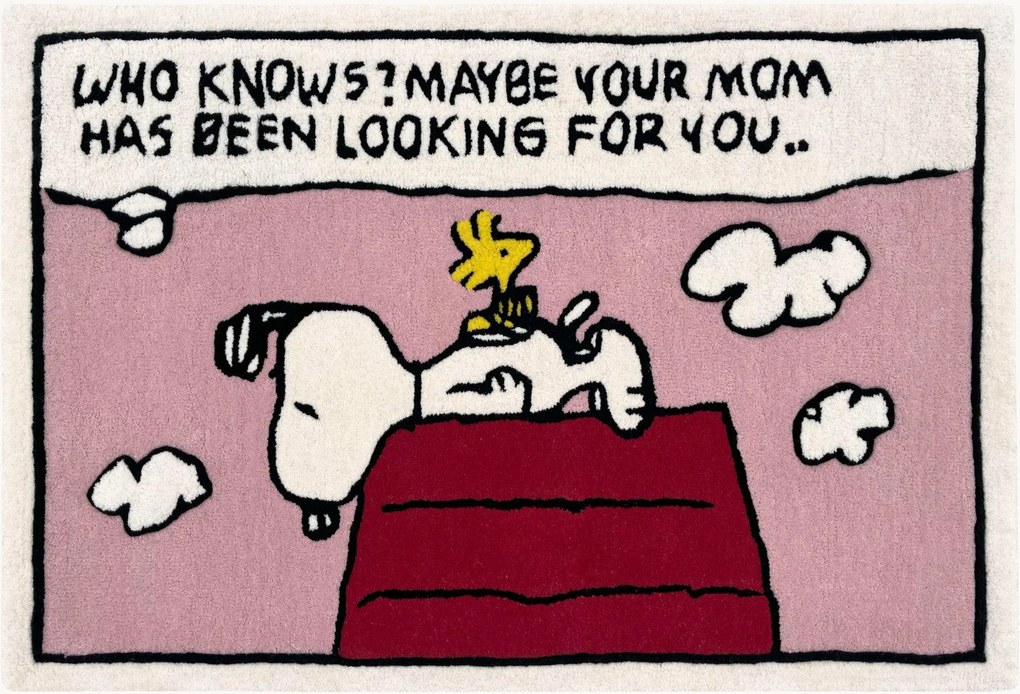 Tapete em lã Peanuts - Comic Internest