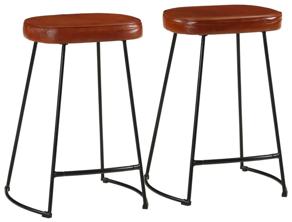 Bancos de bar 2 pcs 41x29x62 cm castanho-escuro