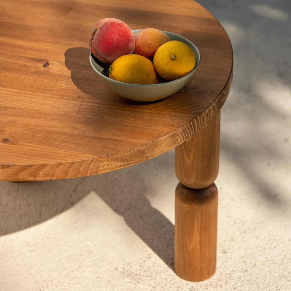 Mesa de Centro Ida – Chesnut – 70 cm x 40 cm x 70 cm