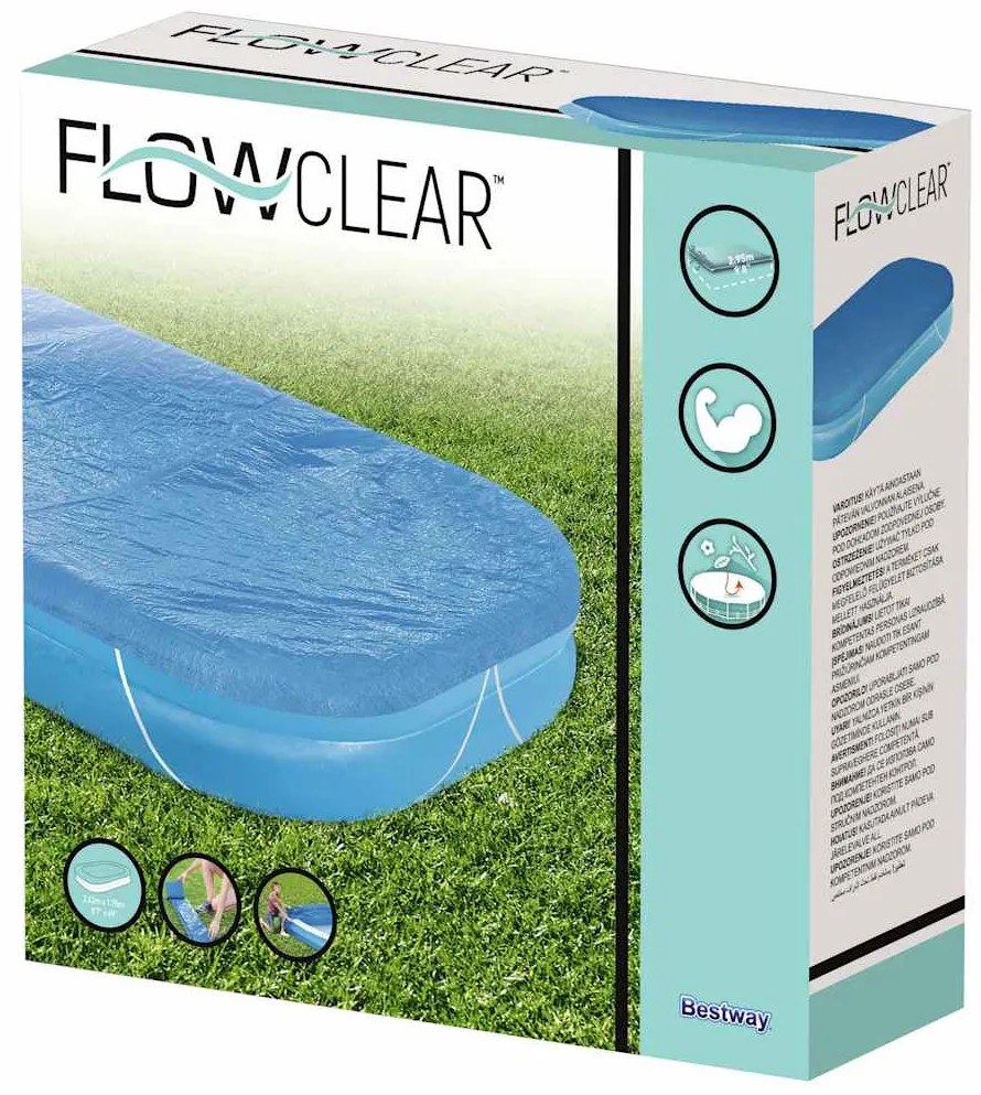 Cobertura de piscina Flowclear 262x175x51 cm