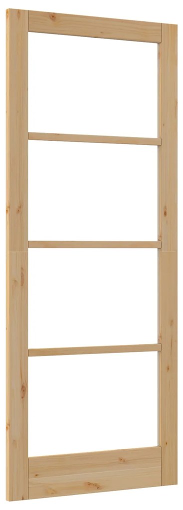 porta interna com vidro "ORKDAL" 86x211x4 cm madeira sólida de pinho