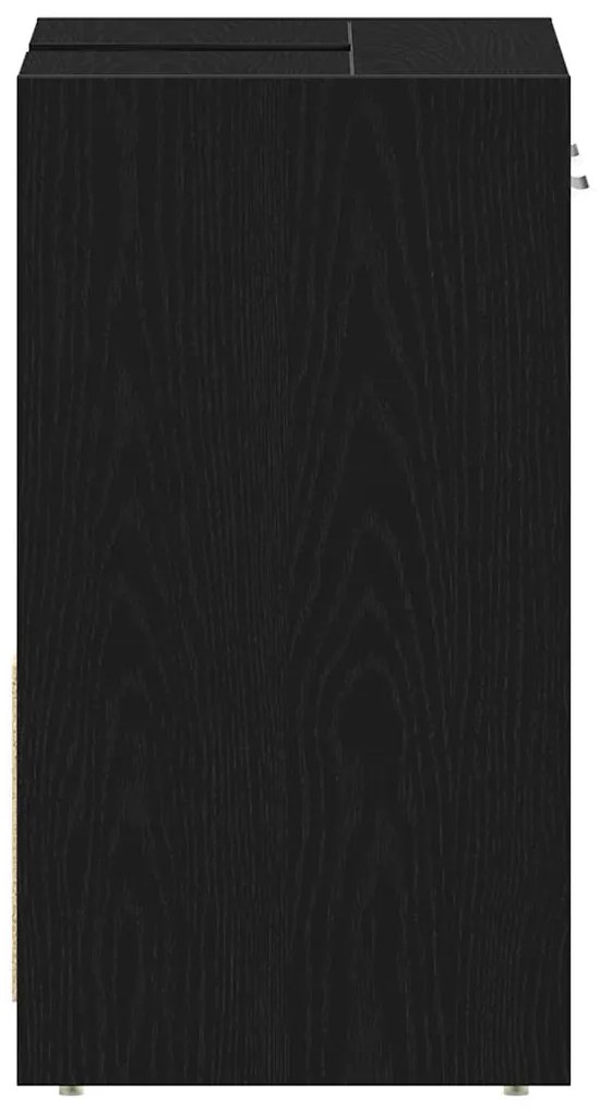 Móvel lavatório 60x33x60 cm derivados madeira carvalho preto
