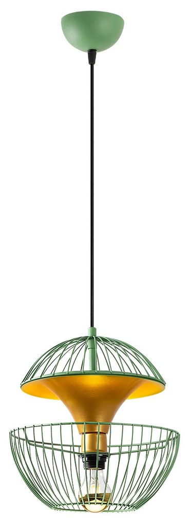 Candeeiro Telmander – Verde – 30 x 30 x 45-135 cm