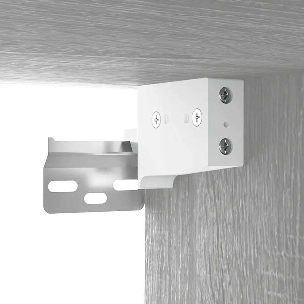 Móveis TV 2pcs 80x30x30 cm derivados madeira cinzento sonoma