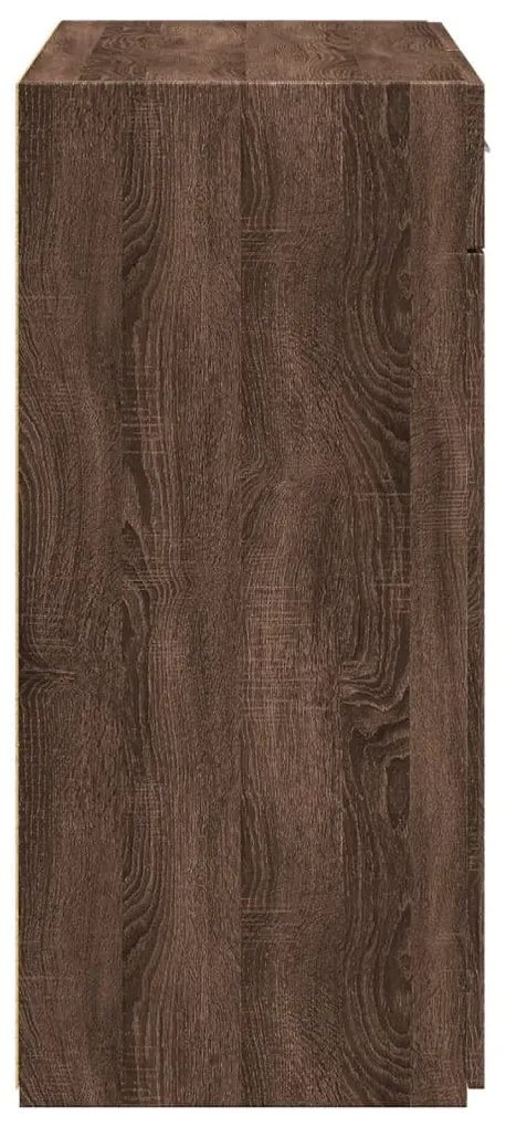 Aparador 80x42,5x93 cm derivados de madeira carvalho castanho