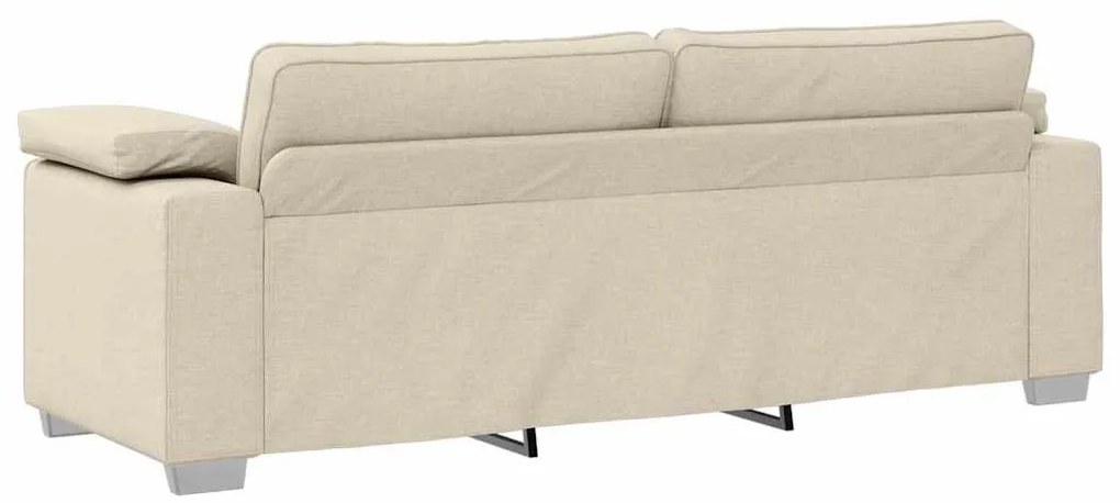 Sofa de 3 Peças de Linho 178 cm