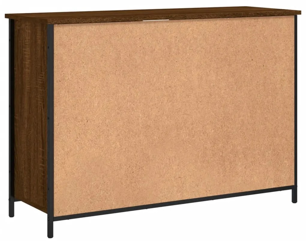Aparador 100x35x70 cm derivados de madeira carvalho castanho