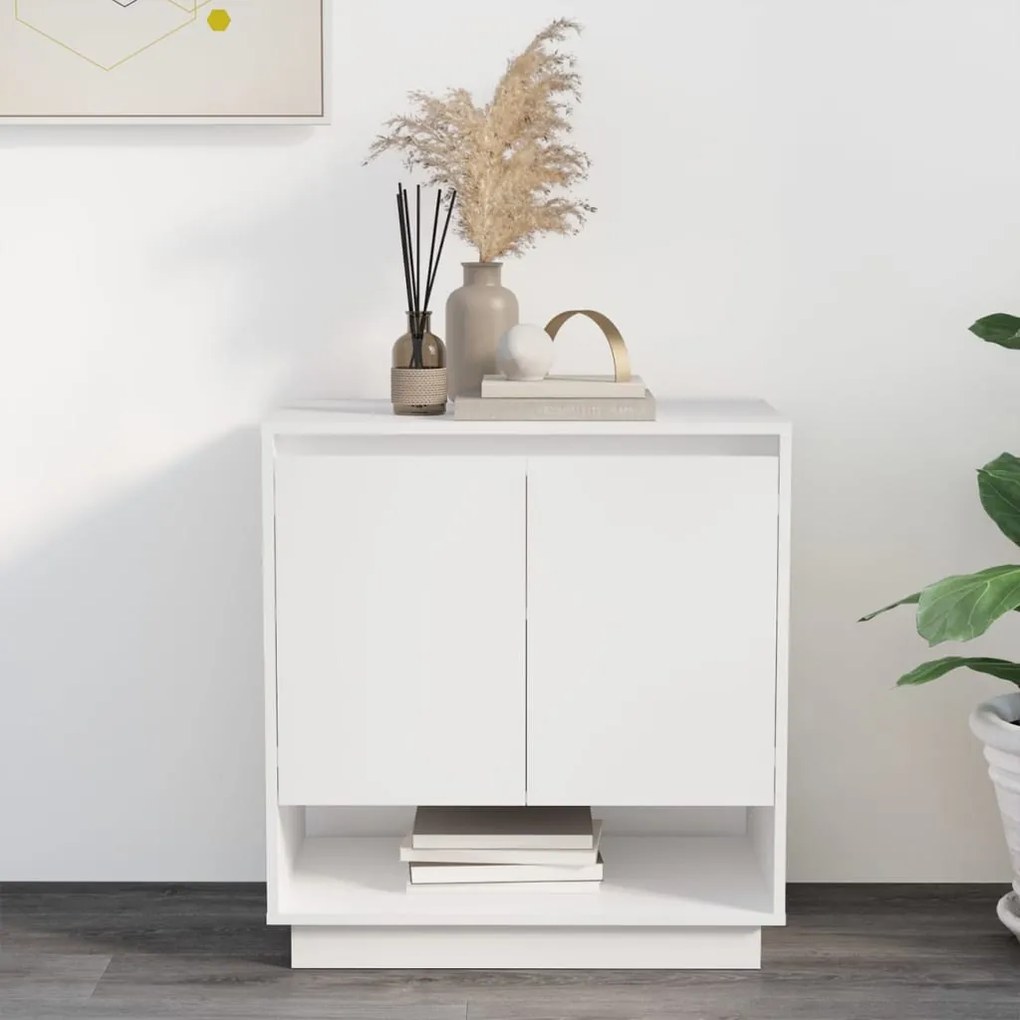 vidaXL Aparador 70x41x75 cm derivados de madeira branco