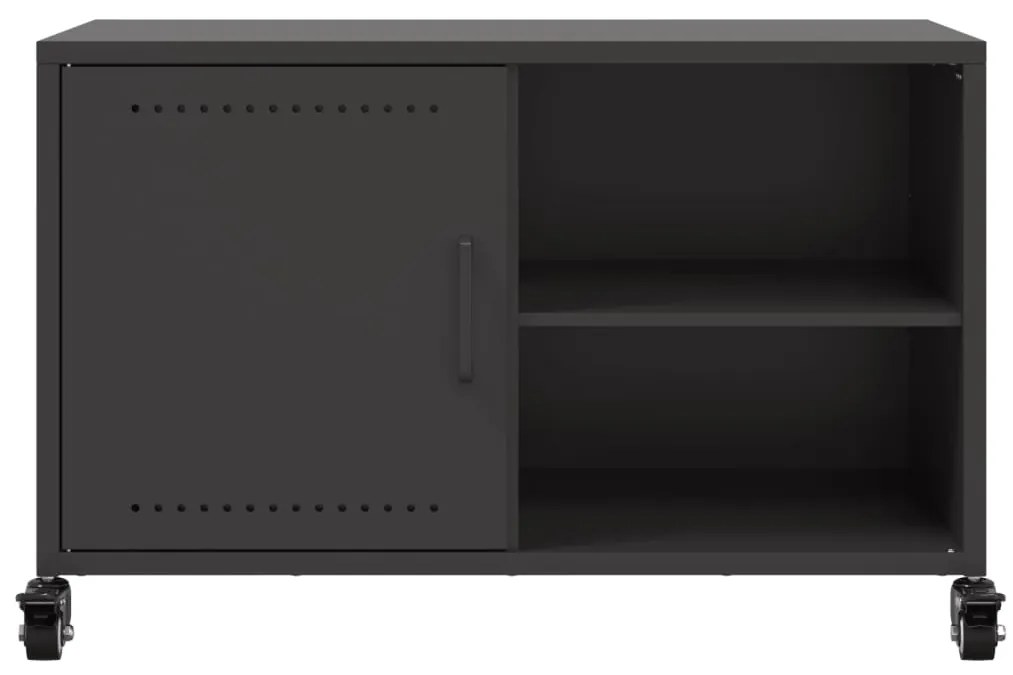 Móvel de TV 68x39x43,5 cm aço preto