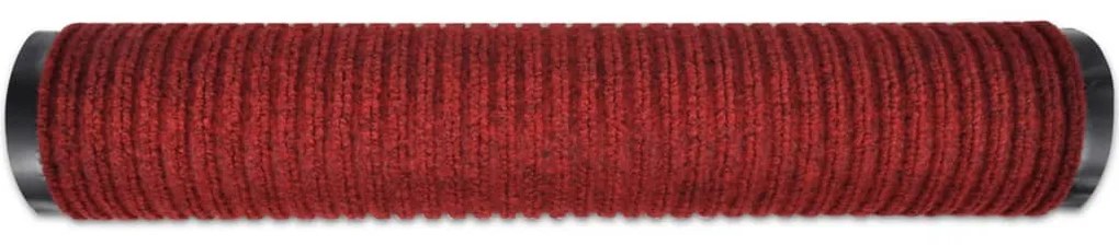 Tapete de porta 117x220 cm PVC vermelho