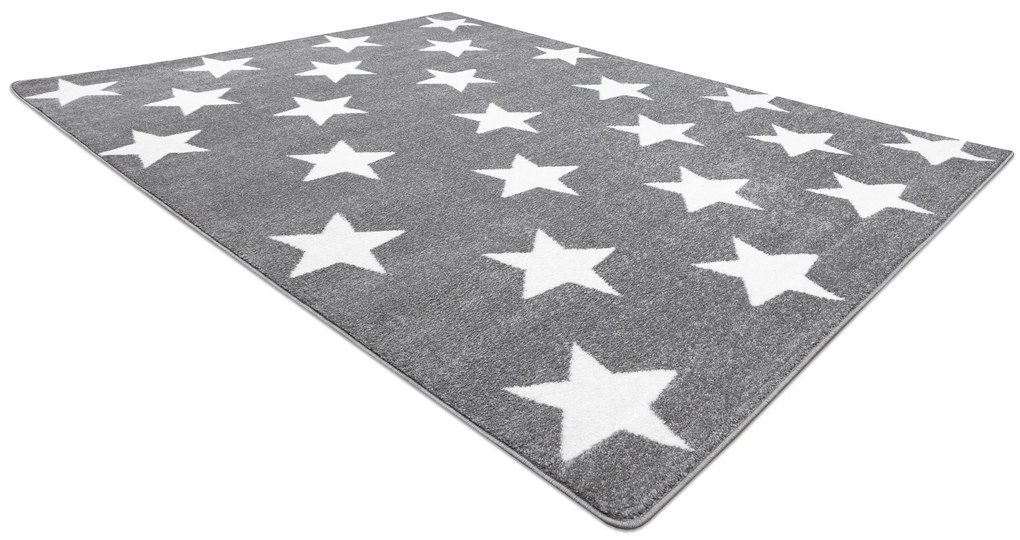 Tapete SKETCH - FA68 cinzento/creme - Estrelas Estrelinhas