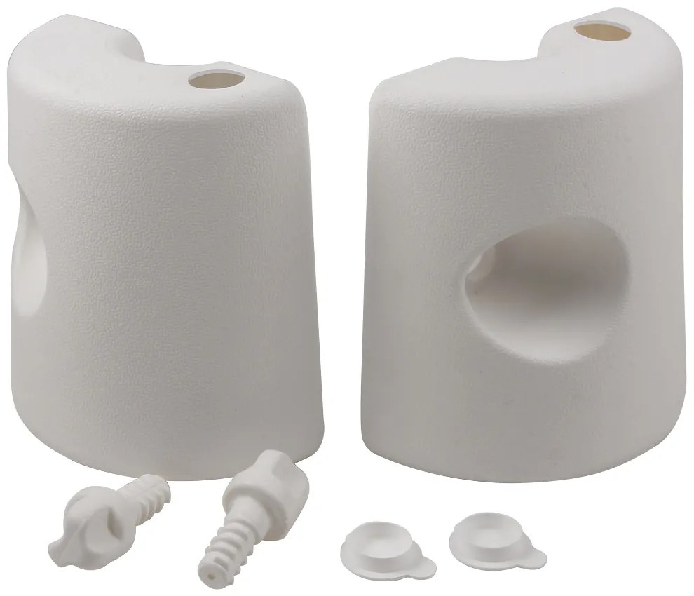Conjunto de 4 suportes para pavilhão (NÃO INCLUÍDO) 25 cm Branco