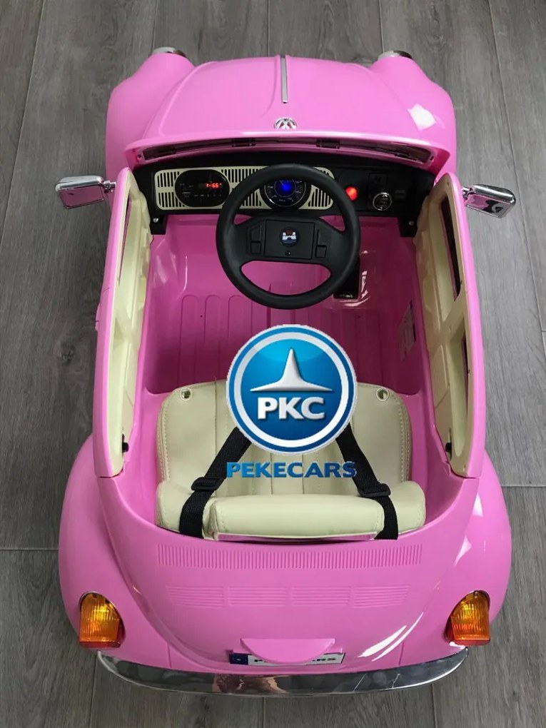 Vw Carocha Clássico Rosa 12V 2.4G