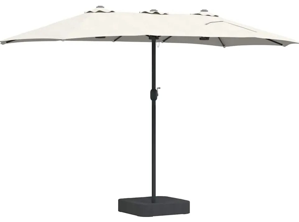Guarda-sol de Jardim Areia 385 x 209 x 244 cm tecido