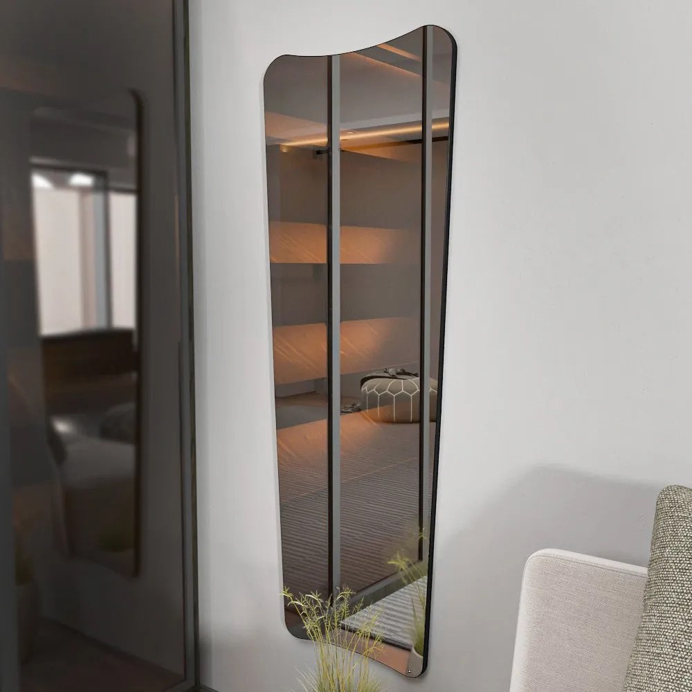 Espelho Cheval Vitros – Transparente/Preto – 55 cm x 150 cm