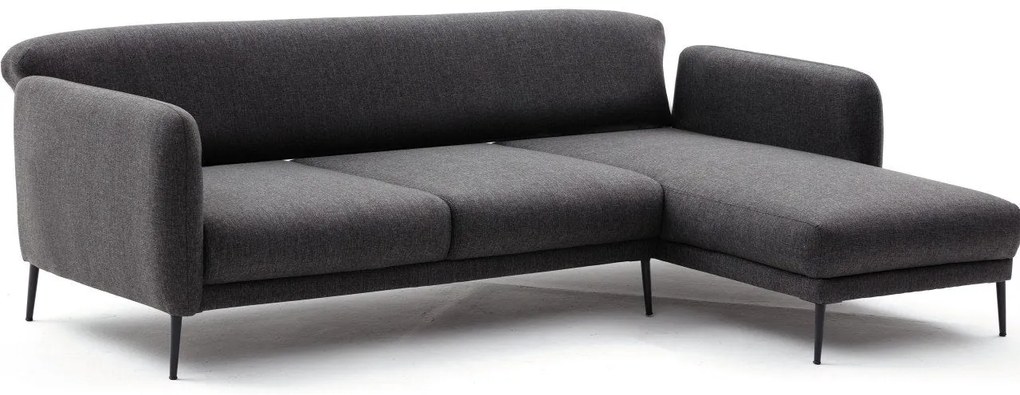 Sofá-Cama de Canto Venus – Antracite – 265x80x163 cm