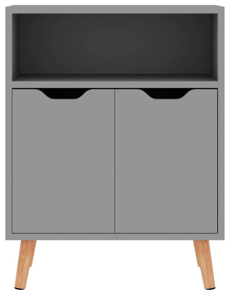 Aparador 60x30x72 cm derivados de madeira cinza
