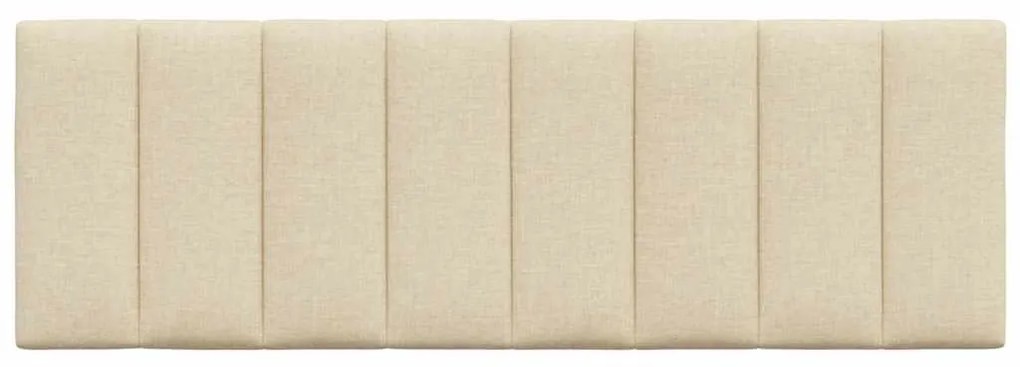 Almofadão de cabeceira 120 cm tecido creme