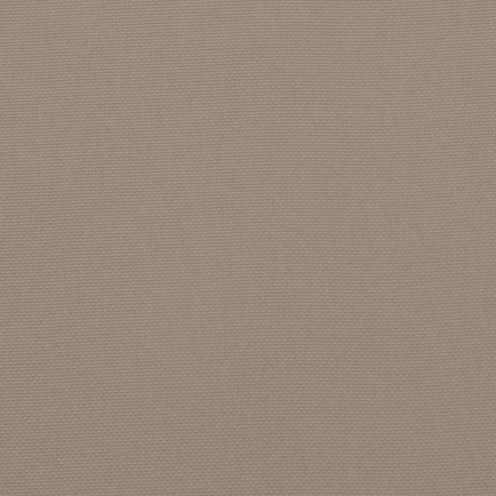 Almofadões p/ cadeiras jardim 2 pcs oxford cinza-acastanhado