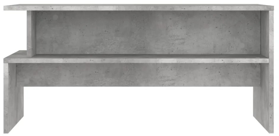 Mesa de centro 90x55x42,5 cm derivados de madeira cinza cimento