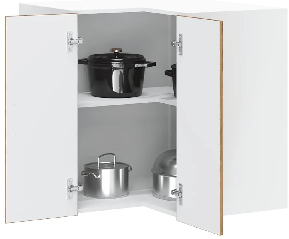 vidaXL Armário canto parede cozinha Porto madeira madeira velha